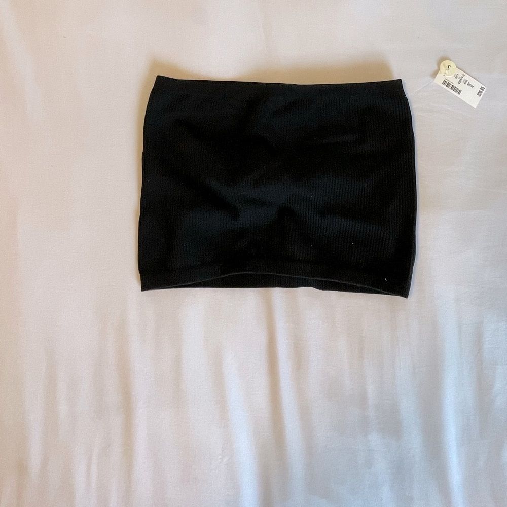 Aeropostale | ribbed black tube top